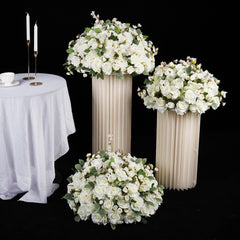 Artificial White Rose Flower Ball 2 picture