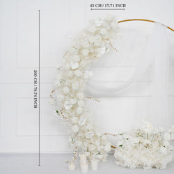 Artificial White Row Rose Cherry Blossom Flower Arch 10 picture