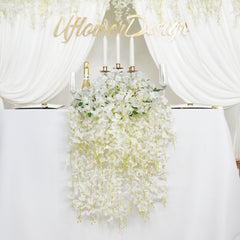 Artificial Wisteria Banquet Table Centerpieces  1 picture