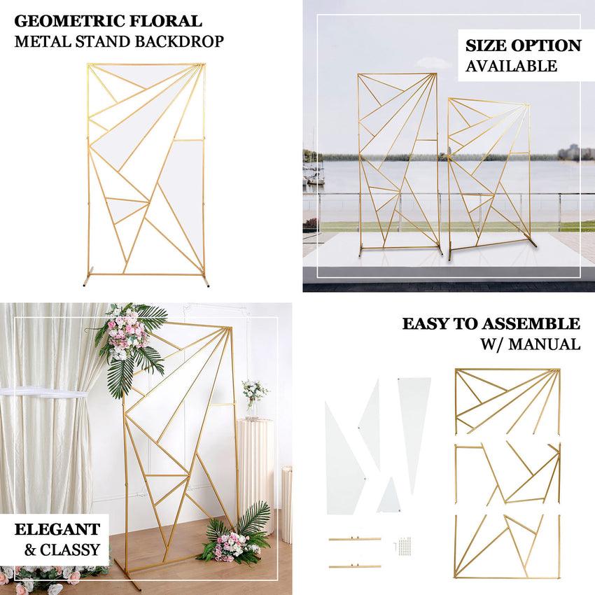 Iron Art Geometric Triangle Wedding Props Wedding Background Screen