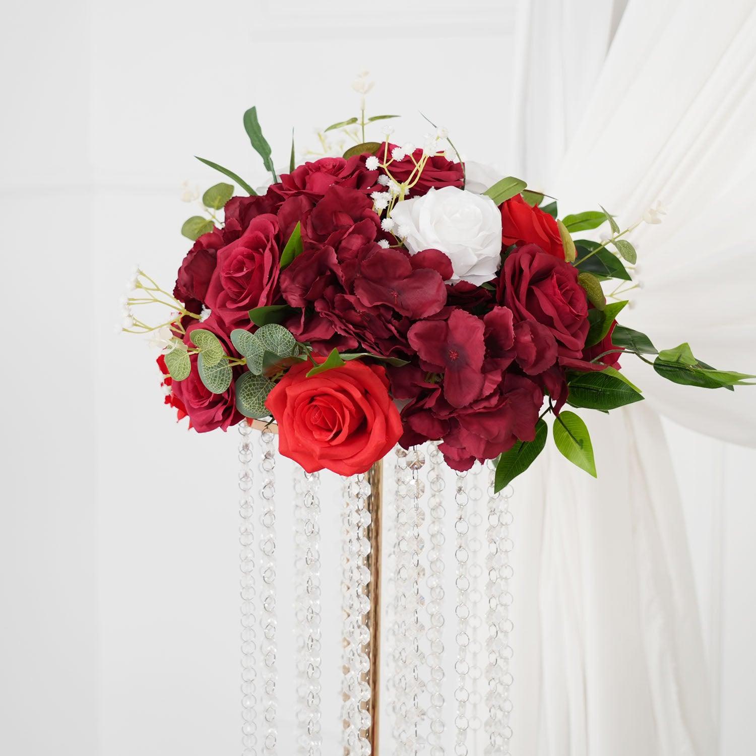 Burgundy Roses Flower Arch 16 picture