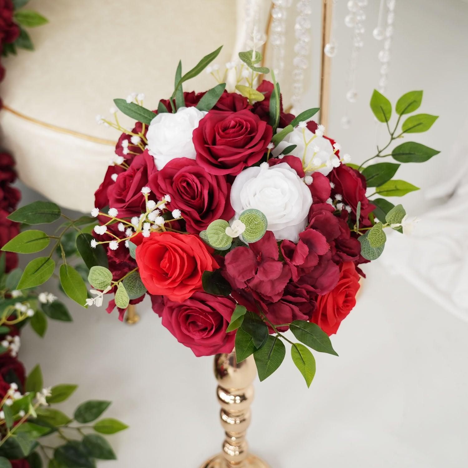 Burgundy Roses Flower Arch 17 picture