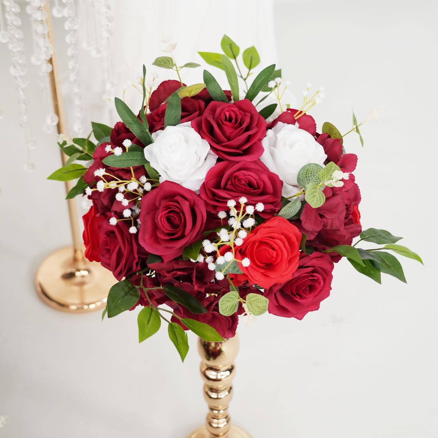 Burgundy Roses Flower Arch 18 picture