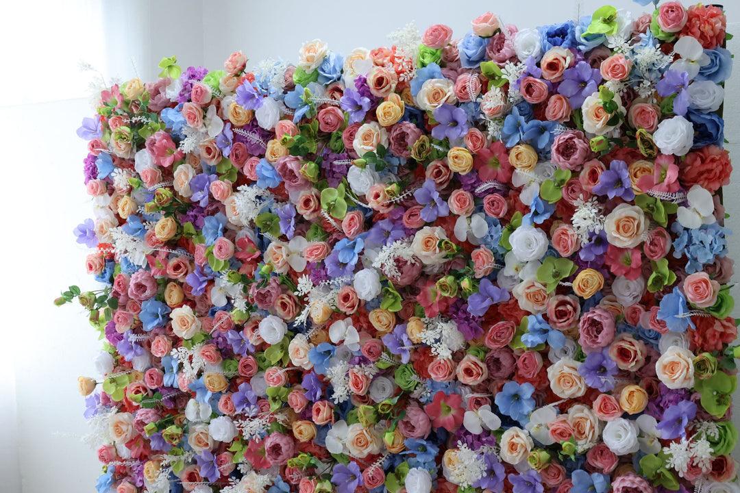 Simulated Rose Wall Wedding Background Party Activity Props