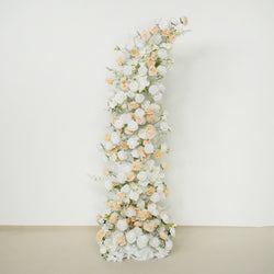 Champagne Crocus Wedding Event Floral Arch  8 picture