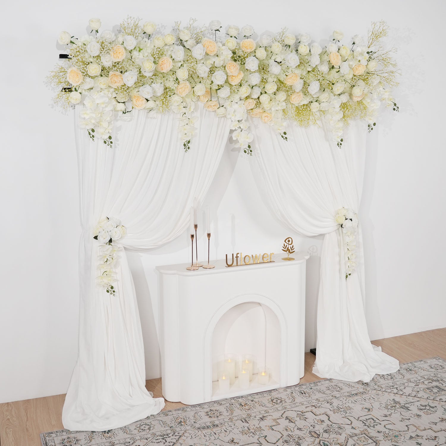 Cream White Butterfly Orchid Background Flower 2 picture