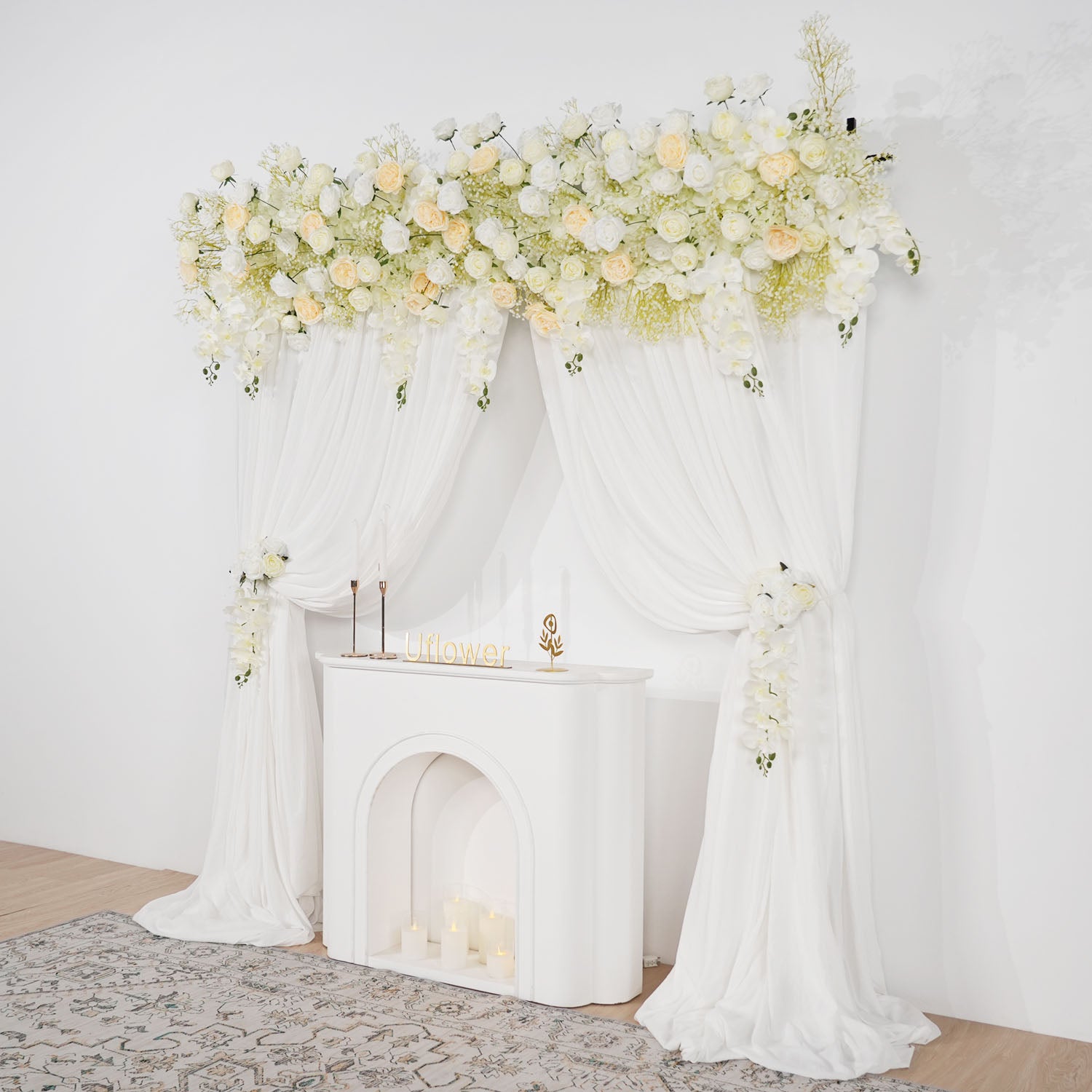 Cream White Butterfly Orchid Background Flower 3 picture