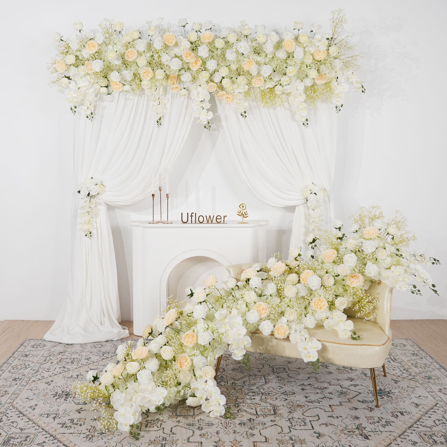 Cream White Butterfly Orchid Background Flower 6 picture