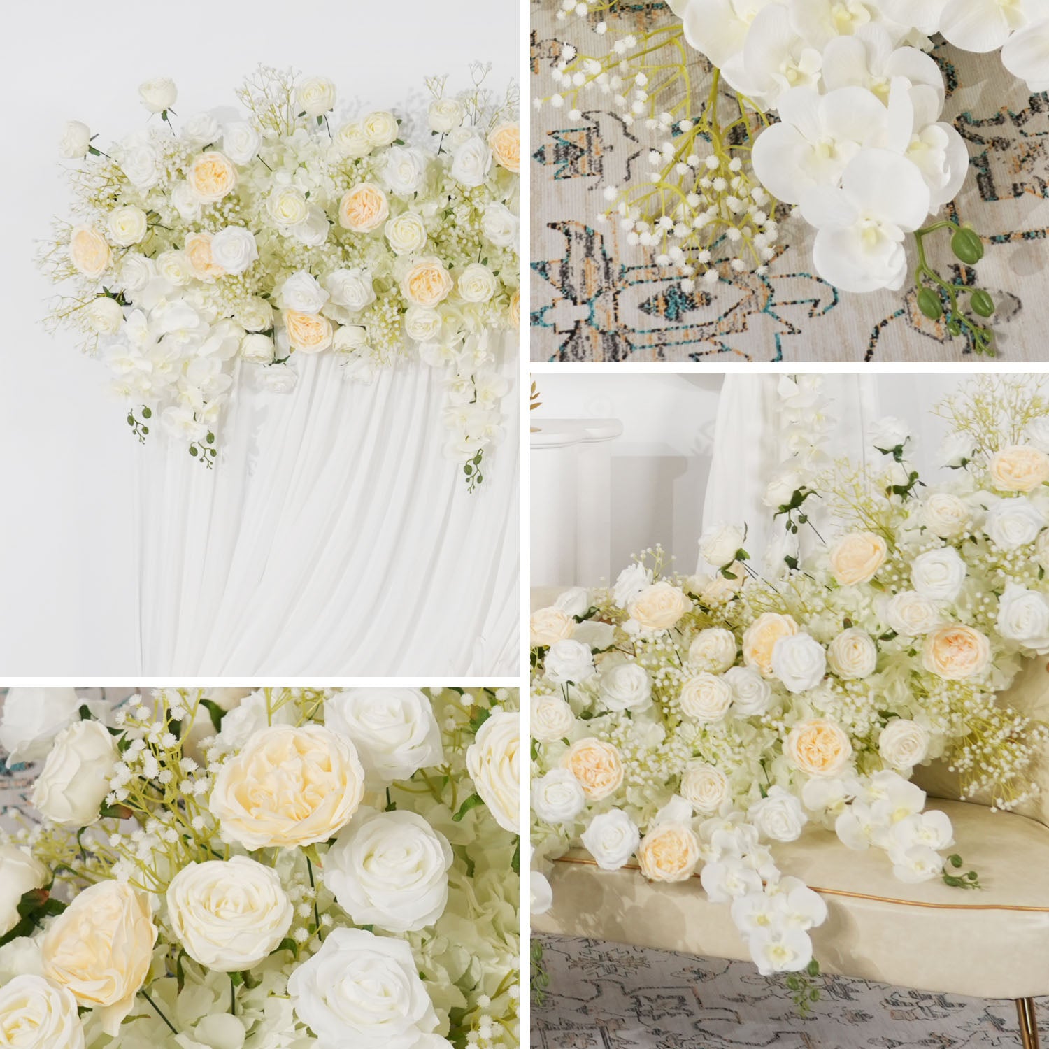 Cream White Butterfly Orchid Background Flower 9 picture