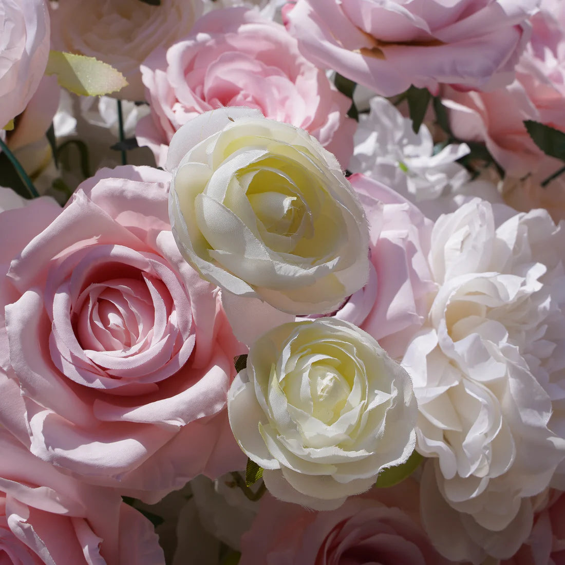 Artificial Pink Hannah Flower Wedding Table Centerpiece