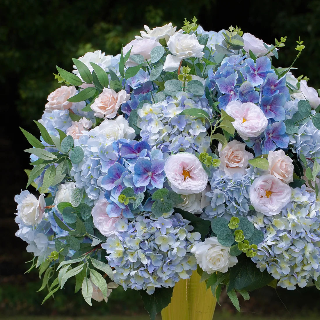 75cm Artificial Teal Flower Wedding Table Centerpiece