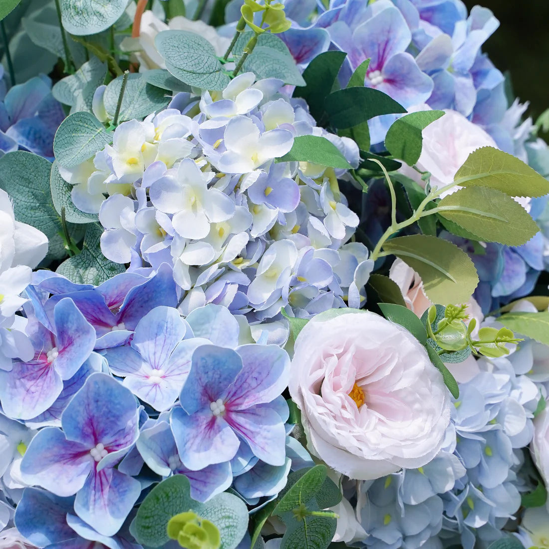 75cm Artificial Teal Flower Wedding Table Centerpiece