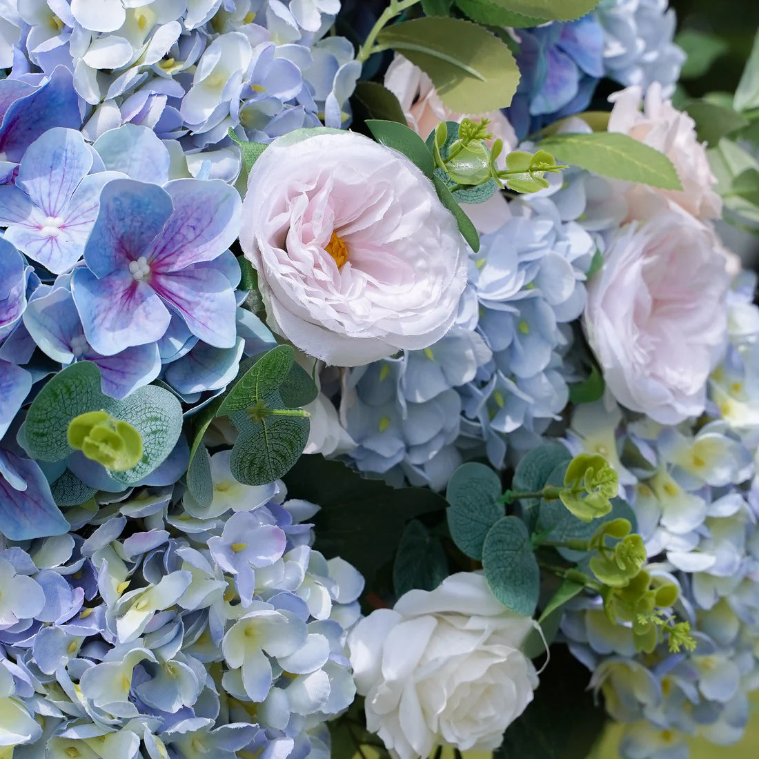 75cm Artificial Teal Flower Wedding Table Centerpiece