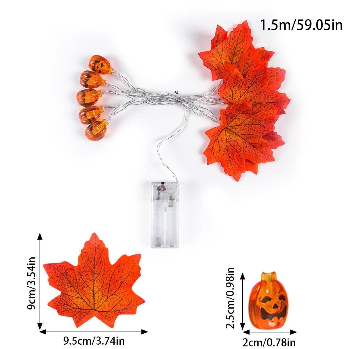 Artificial Autumn Lantern with Halloween Party DIY Supplies