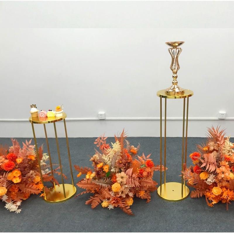 Circular Iron Flower Frame Road Sign Wedding Props