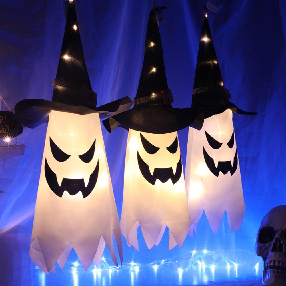 75CM LED Halloween Glow Wizard Hat Light Hanging Decoration