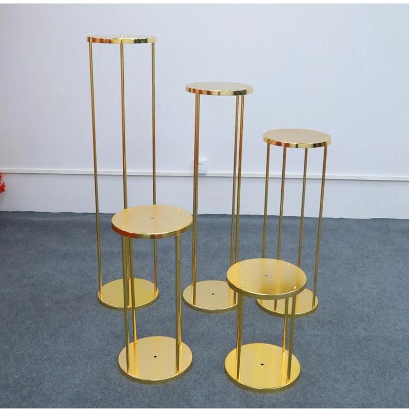 Circular Iron Flower Frame Road Sign Wedding Props