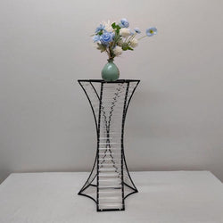 Transparent Small Waist Crystal Flower Holder Wedding Acrylic Flower Holder