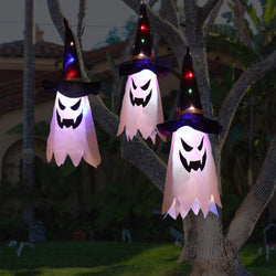 75CM LED Halloween Glow Wizard Hat Light Hanging Decoration