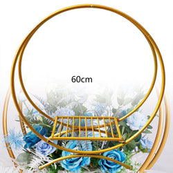 Iron ceiling circular ring wedding props guide