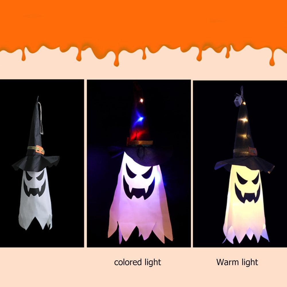 75CM LED Halloween Glow Wizard Hat Light Hanging Decoration