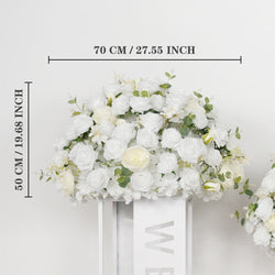 Hydrangea White Rose Aritificial Flower Ball Table Centrepiece Decor Figure 11