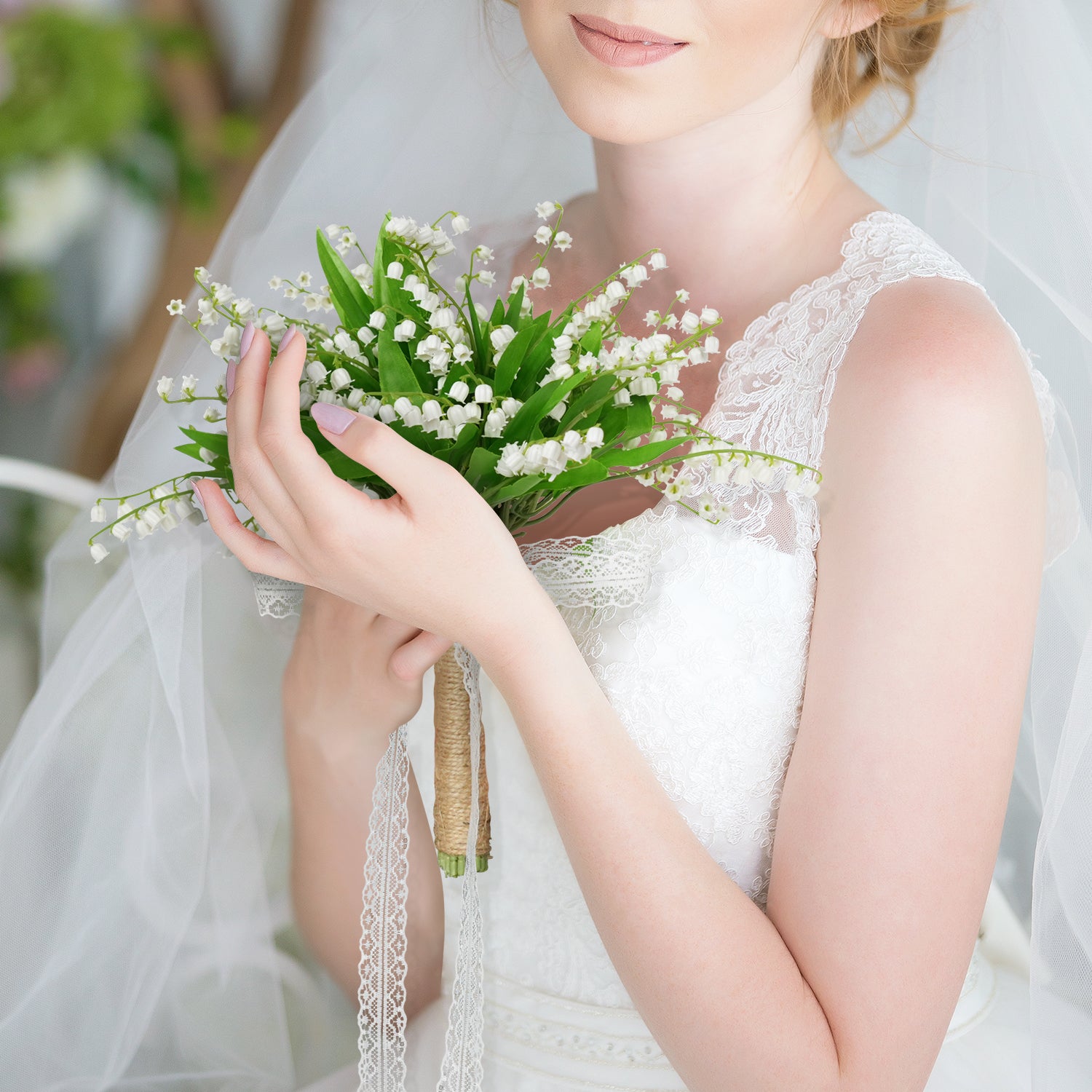 Lily of the Valley Bridal Bouquet 3 Image