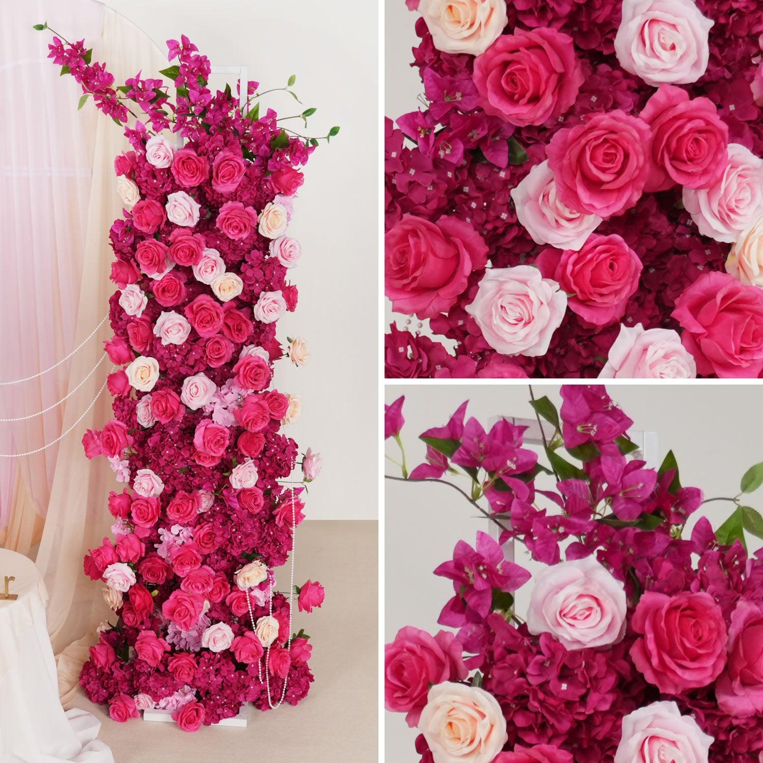 Luxury 5D Red Rose Hydrangea Arch Decor 7 picture