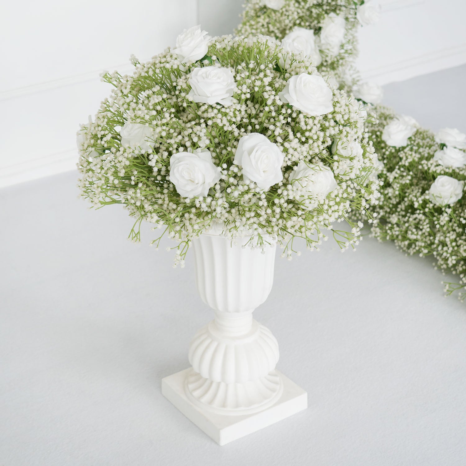 Luxury White Rose Wedding Flower Ball Figure 2