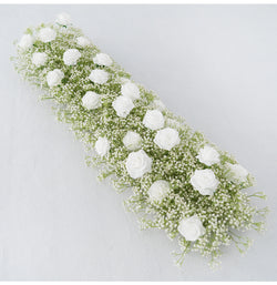 Luxury White Rose Wedding Table Flower Luxury White Rose Wedding Flower Row Figure 1