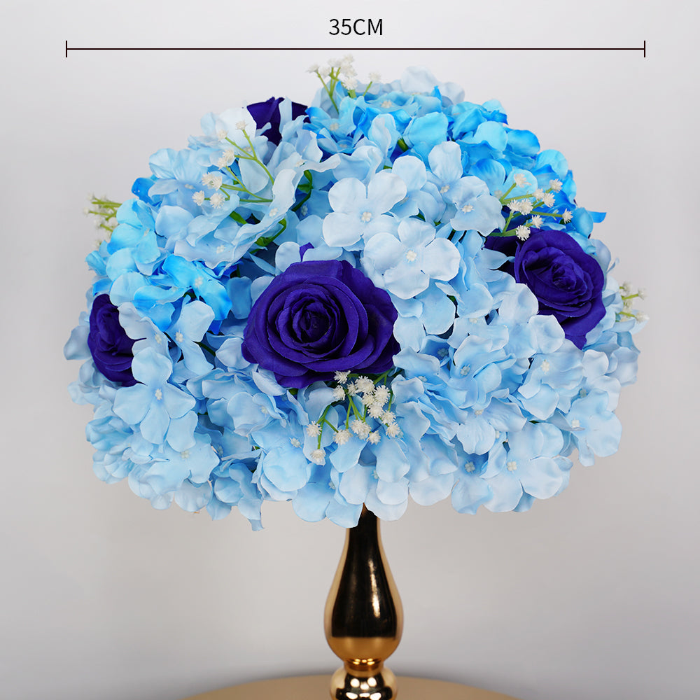 Uflower 35CM Artificial Flower Table Centerpiece Flower Ball Wedding Floral Arrangement