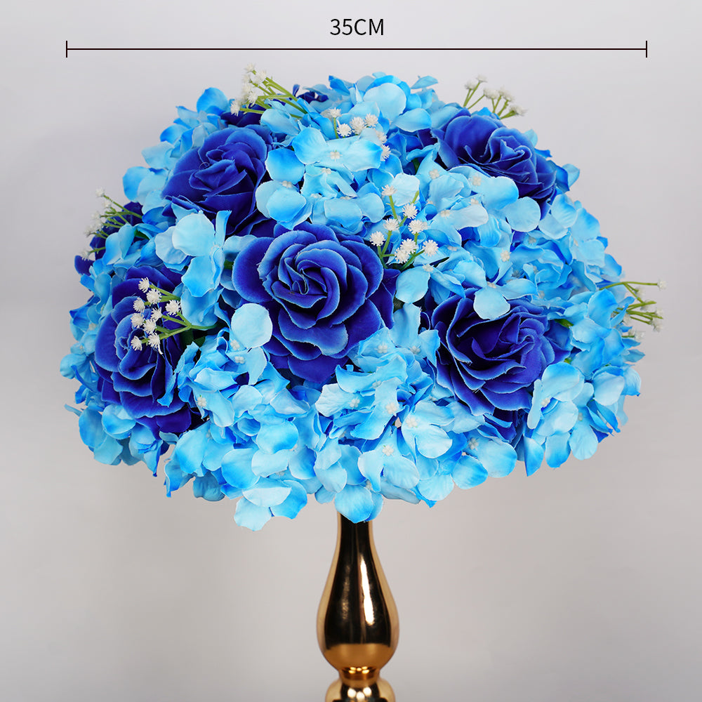 Uflower 35CM Artificial Flower Table Centerpiece Flower Ball Wedding Floral Arrangement