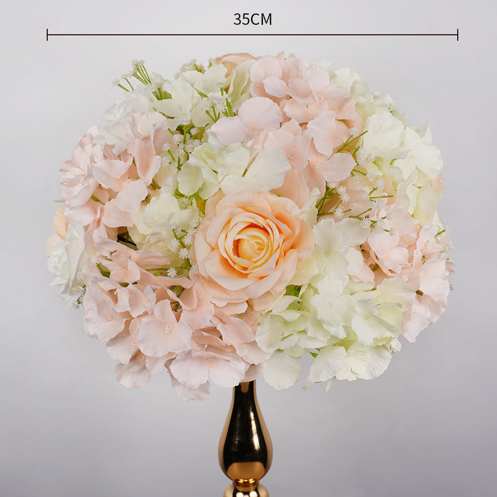 Uflower 35CM Artificial Flower Table Centerpiece Flower Ball Wedding Floral Arrangement