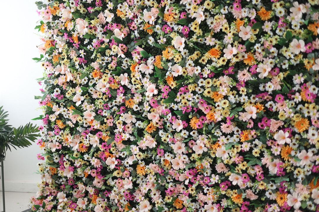 Mixed Color African Chrysanthemum Wall Party Wedding Background