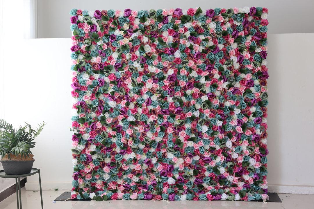 Simulated Rose and Peony Mixed Flower Wall Party Wedding Background