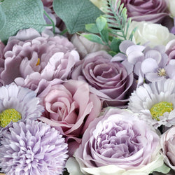 New European Wedding Light purple Simulation Flower Boxes  Figure 4