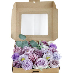 New European Wedding Light purple Simulation Flower Boxes  Figure 5