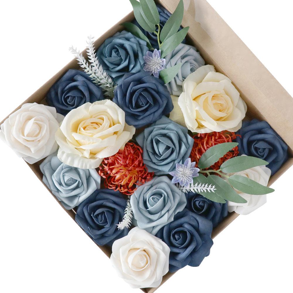 New Wedding Blue Simulation Flower Boxes  Figure 2