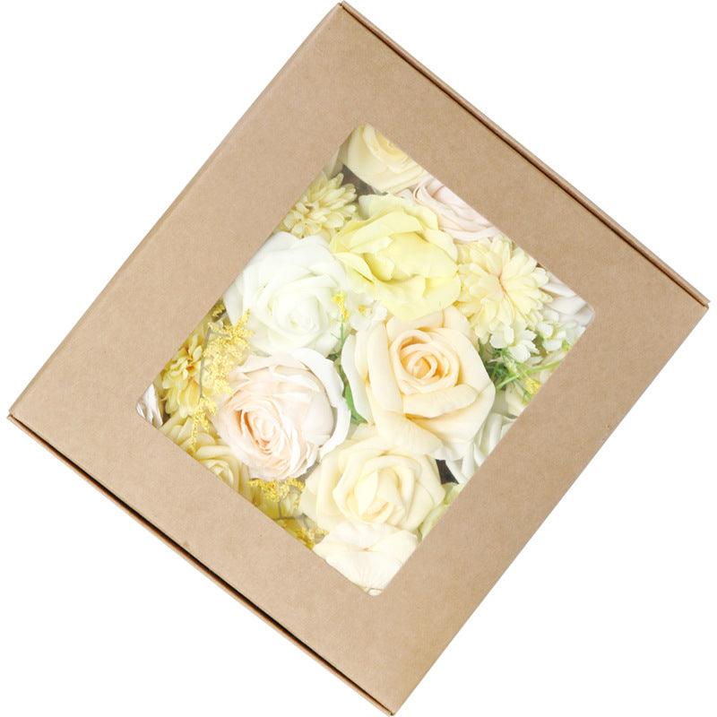 New Wedding Yellow Simulation Flower Boxes  Figure 2