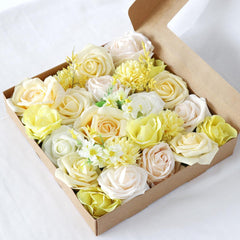 New Wedding Yellow Simulation Flower Boxes  Figure 3