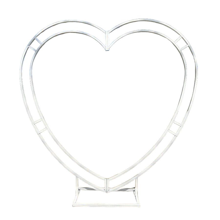 Flat heart-shaped arch wedding background props