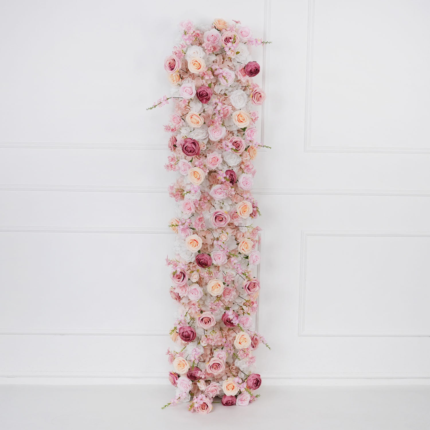 Pink Roses Backdrop Wall Flower 7 picture