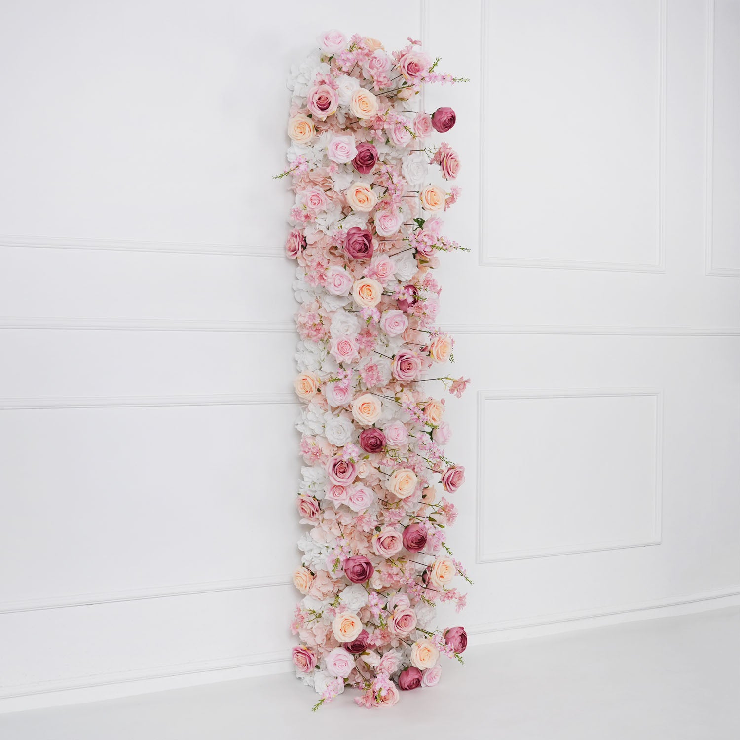 Pink Roses Backdrop Wall Flower 8 picture