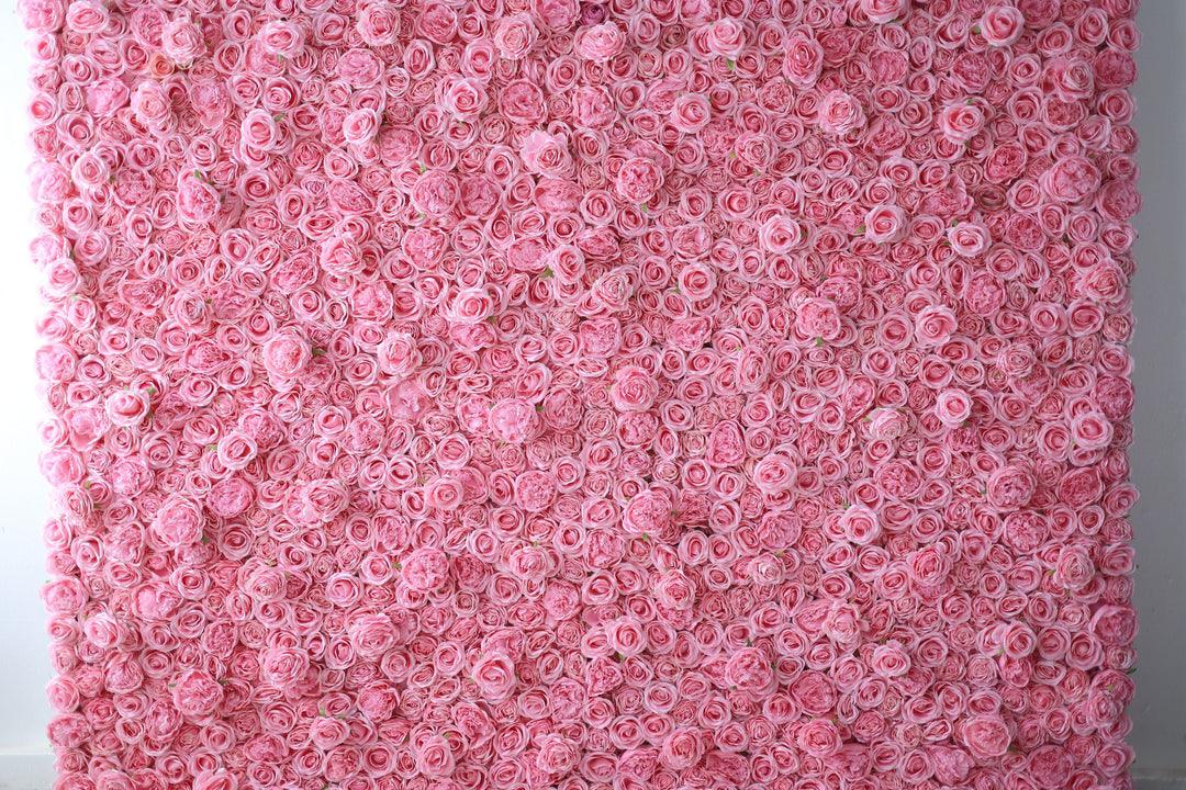 Simulated Pink Rose Wall Party Wedding Background