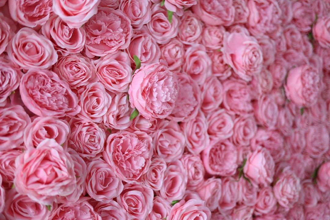 Simulated Pink Rose Wall Party Wedding Background