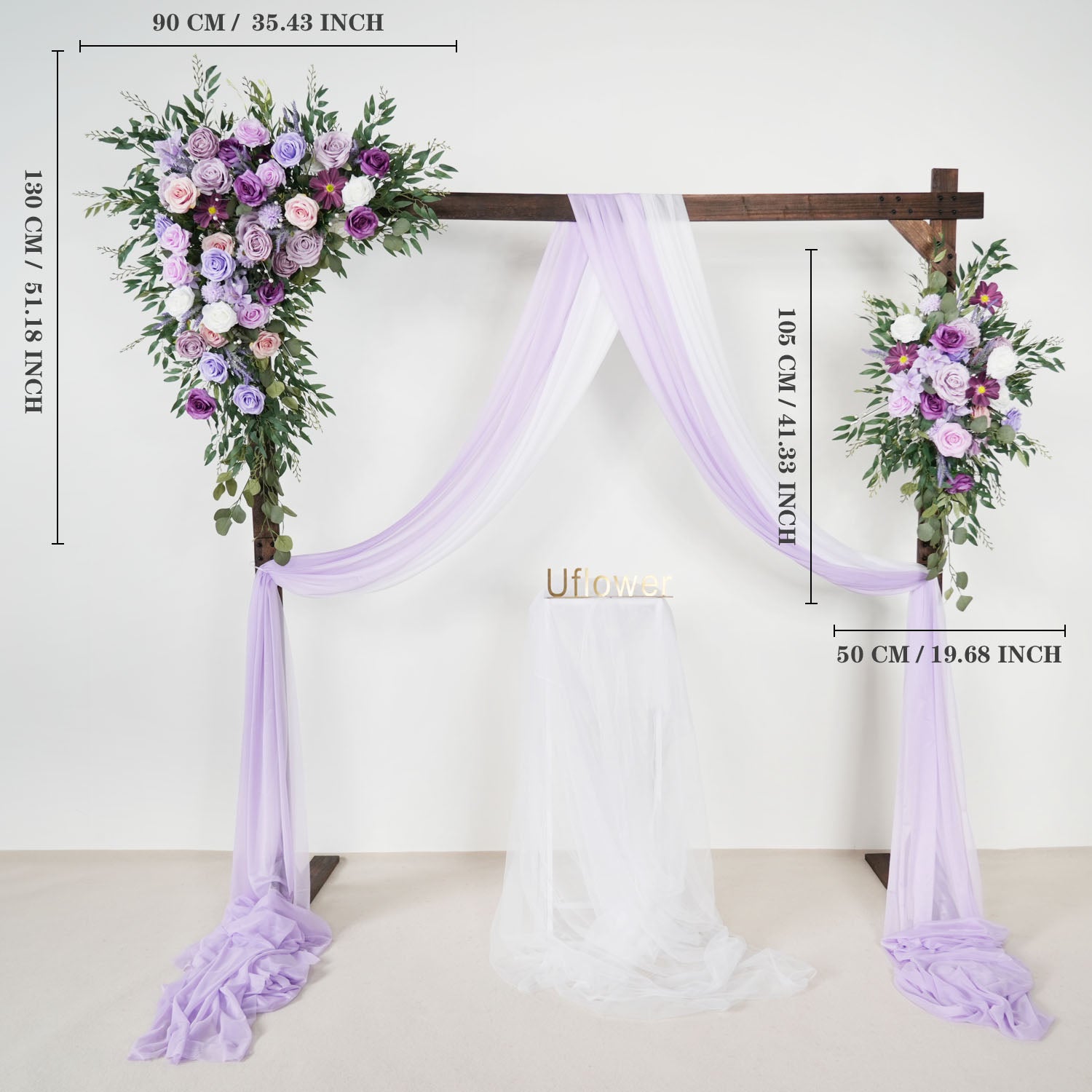 Purple Green Hanging Artificial Flower 10 picture