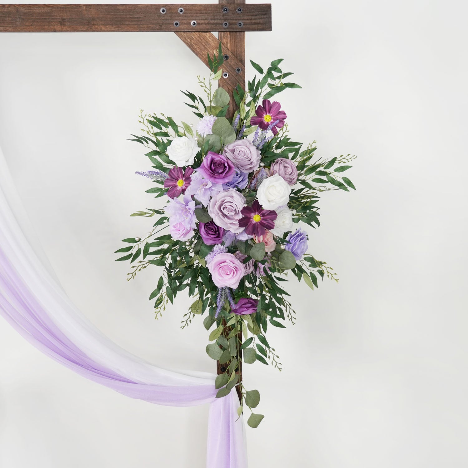 Purple Green Hanging Artificial Flower 5 picture