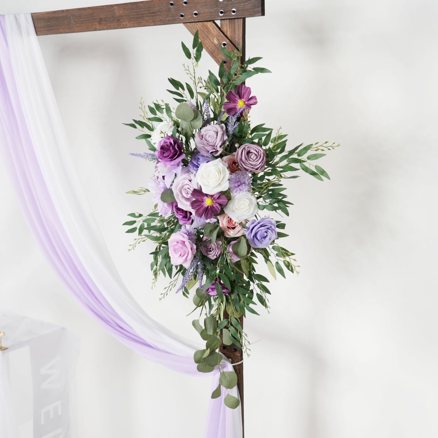 Purple Green Hanging Artificial Flower 6 picture