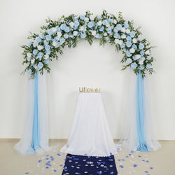 Rose Backdrop Arch Flower Row Wedding Decor Figure 1