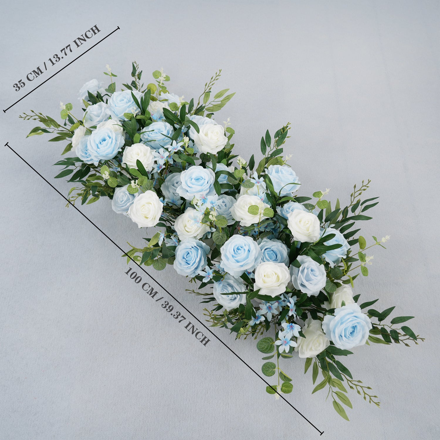 Rose Backdrop Arch Flower Row Wedding Decor Figure 6